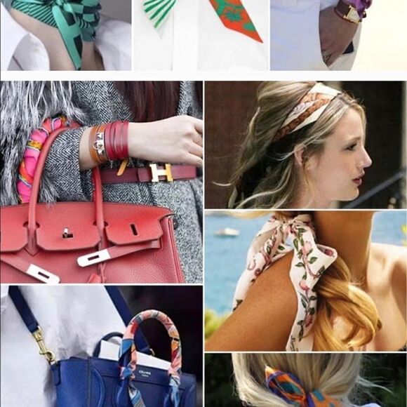 🆕🆕🆕🔥🔥🔥NEW Satin Twillies/Scarf🔥🔥🔥🆕🆕🆕   - Picture 3 of 4